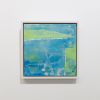 Study in Greens and Blues #4 | Oil And Acrylic Painting in Paintings by Sorelle Gallery. Item composed of wood & synthetic