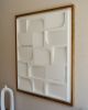 No. 04 Japandi Plaster Wall Relief - Scandinavian Neutral Decor | Wall Sculpture in Wall Hangings by Joseph Aurelius