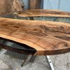 Round Epoxy Wood Dining Table | Tables by Ironscustomwood