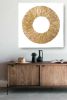 3D Art Gold abstract painting golden painting white pearl | Oil And Acrylic Painting in Paintings by Berez Art. Item composed of canvas in minimalism or modern style