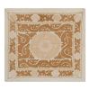 Suzani White Washed Tapestry - Pink Bukhara Uzbek Table Clot | Tablecloth in Linens & Bedding by Vintage Pillows Store