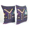 Suzani Pillow Cases Fashioned from a Vintage Suzani, Set of | Cushion in Pillows by Vintage Pillows Store