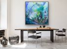 Ethereal | Oil And Acrylic Painting in Paintings by Checa Art. Item composed of canvas & synthetic