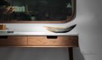 Walnut / Oak Wooden Mirror | Decorative Objects by Manuel Barrera Habitables. Item made of oak wood with glass
