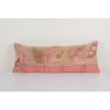 Muted Color Antique Carpet Rug Pillow, Unique Long Soft | Cushion in Pillows by Vintage Pillows Store. Item composed of cotton