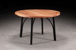 Round Maple Dining Table | Tables by Urban Lumber Co.. Item composed of steel