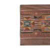 Vintage Turkish Kars Kilim Rug 4'4'' X 8'7'' | Area Rug in Rugs by Vintage Pillows Store