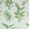 Jewels Fern Avocado Wallpaper | Wall Treatments by Stevie Howell. Item composed of linen