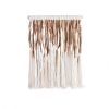 Handwoven Wool Jute Wall Hanging, Boho Rustic Fringe Decor | Wall Hangings by Swiflo