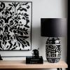 Kalla Petal Table Lamp | Lamps by Home Blitz. Item composed of cotton & metal compatible with contemporary style