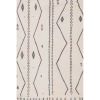 Vintage White Simple and Plain Large Turkish Oushak Kilim | Area Rug in Rugs by Vintage Pillows Store. Item made of wool & fiber