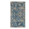 Vintage Blue Turkish Oushak Rug 3'7" X 5'11" | Area Rug in Rugs by Vintage Pillows Store. Item made of cotton with fiber