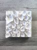 "Pure white #4" | Wall Sculpture in Wall Hangings by Natasha Kanevski. Item composed of canvas in minimalism or contemporary style
