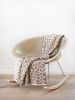Peel Reversible Throw | Ceniza/hemp | Linens & Bedding by Jill Malek Wallpaper. Item composed of cotton