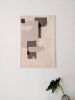 Original XL Mixed Media Painting | Fiber Art and Acrylic | Oil And Acrylic Painting in Paintings by Damaris Kovach. Item composed of cotton and synthetic