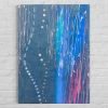 Blue Jean Action Painting for Wall Art | Oil And Acrylic Painting in Paintings by NAMYOONSOOART. Item composed of fabric in minimalism or contemporary style