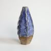 Oblique Slender in Coral Blue | Vase in Vases & Vessels by by Alejandra Design. Item made of ceramic