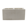 Mini Cinderblock Candle | Candle Holder in Decorative Objects by Caos Motē