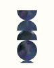 Minimal Watercolor Abstract Print with Geometric Shapes and | Prints by Capricorn Press. Item made of paper works with boho & minimalism style