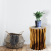 Haussmann® Wood Stump End Table Mangrove Root 15 in Dx 20 in | Tables by Haussmann®