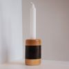 Wooden candle holder - maple/walnut (Price taxes included) | Decorative Objects by Slice of wood / Tranche de bois