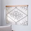 Nevada | Hand Screen-Printed Cotton Tapestry | Wall Hangings by Little Korboose. Item composed of cotton