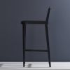 "Wing" SW1 . Monochrome Black | Dining Chair in Chairs by SIMONINI. Item made of wood with leather