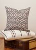 Woven Diamond Medallion Decorative Pillow 19x19 | Pillows by Vantage Design