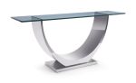 Marseilles Console Table | Tables by Greg Sheres. Item made of steel with glass