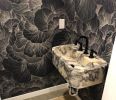 Calacatta Viola Marble Sink: Hand Carved, Wall Mount, Fully Customizable | Water Fixtures by AEGEAN MARBLE ARTISAN ATELIER