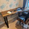 Custom Walnut Office Wood Desk by Ironscustomwood | Wescover Tables