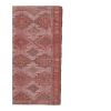 Classic Handwoven Pastel Pale Color Diamond Pattern Turkish | Area Rug in Rugs by Vintage Pillows Store. Item composed of cotton and fiber