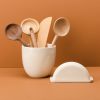 Utensil Crock | Holder in Tableware by Pigeon Toe Ceramics. Item composed of ceramic