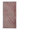 Vintage Embroided Turkish Jajim Kilim Rug 4'6'' x 7'8'' | Area Rug in Rugs by Vintage Pillows Store. Item composed of fabric & fiber