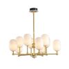 Alan Mizrahi IQ8138 Blown Chandelier | Sconces by Alan Mizrahi Lighting Design