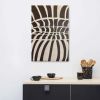 Optical Web - Original Collage - Black & White Illusion Art | Paintings by Eman's Gallery