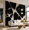 Ink Fracture —  Luxe Textures Luxury Wallpaper Mural | Wall Treatments by ELLE WALLS