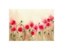Field of Poppies | Prints by Brazen Edwards Artist. Item made of canvas with paper