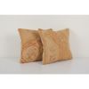 Pair Turkish Aubusson Style Kilim Pillow | Cushion in Pillows by Vintage Pillows Store. Item composed of cotton