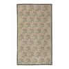 Vintage Aubusson Floral Turkish Karapinar Rug | Area Rug in Rugs by Vintage Pillows Store. Item composed of wool and fiber