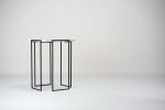 Kaus - Carrara marble side table | Tables by DFdesignLab - Nicola Di Froscia. Item made of steel with marble works with minimalism & contemporary style