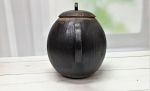 Black Ceramic Teapot | Serveware by YomYomceramic. Item made of ceramic