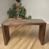 Walnut Waterfall Bench | Benches & Ottomans by Crafted Glory. Item made of walnut works with contemporary style
