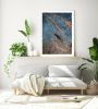 Abstract industrial art, 'Rust Signature' photography print | Photography by PappasBland. Item composed of paper in contemporary or industrial style