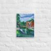Canvas Print - River Melody - Impressionist Landscape | Work by Eman's Gallery
