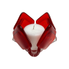 Transparent Orange Glass Candleholder | Candle Holder in Decorative Objects by Sand & Iron