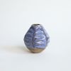 Mini Hex in Coral Blue | Vase in Vases & Vessels by by Alejandra Design. Item made of ceramic