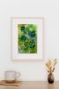 viridescent blooms |  abstract original art | Watercolor Painting in Paintings by Megan Spindler