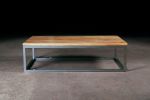 Straight Edge Maple Coffee Table | Tables by Urban Lumber Co.. Item composed of wood and metal
