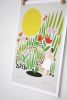 Dig Deep Print | Prints by Leah Duncan. Item composed of paper compatible with mid century modern and contemporary style